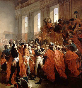 Bonaparte au Conseil des Cinq-Cents - par François Bouchot (1840) - Château de Versailles